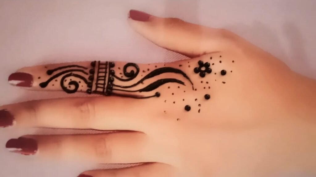 Easy Mehndi Designs For Fingers
