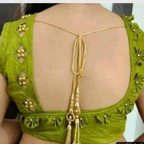 15 Stylish Blouse Back Designs Idea Girls Fashion Ideas