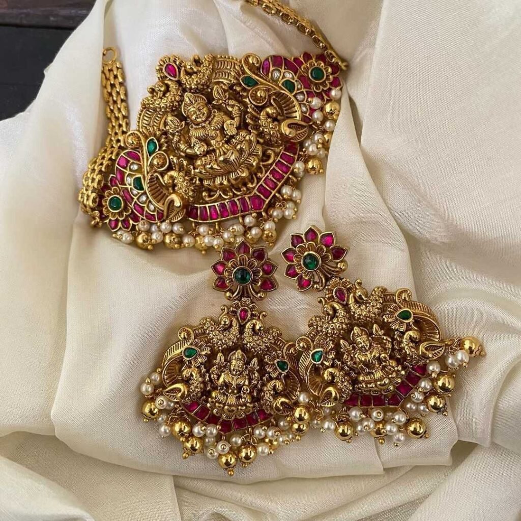 New Kundan Necklace Set Design For Girls