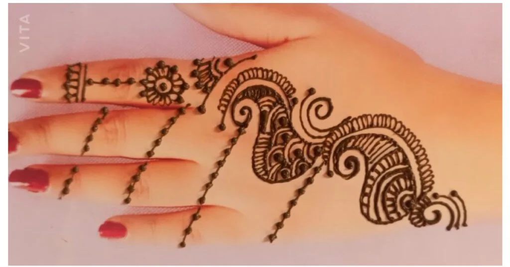 Arabic Mehndi Design : 02 मिनिट मे बनाए ये सुंदर अरेबिक मेहंदी डिजाइन