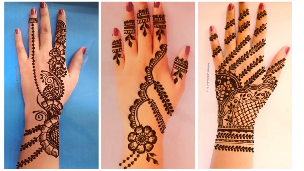 10 Stylish Mehndi Design For Girls सुंदर और आसान मेहंदी डिजाइन