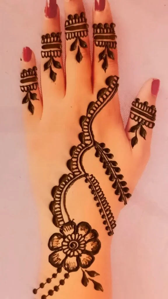 Hartalika Teej 2025 के लिए खूबसूरत और आसान Simple Mehndi Designs जो आपके हाथों को देंगे ट्रेडिशनल और स्टाइलिश लुक 12 Simple Mehndi Design For Girls