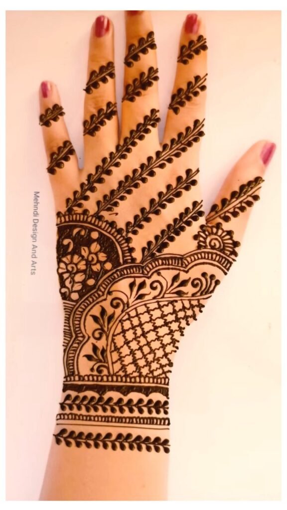 Easy Arabic Mehndi Designs
