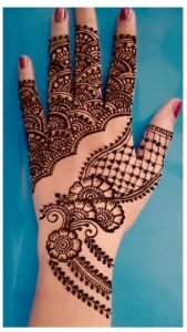 back Hand Simple Mehndi Designs