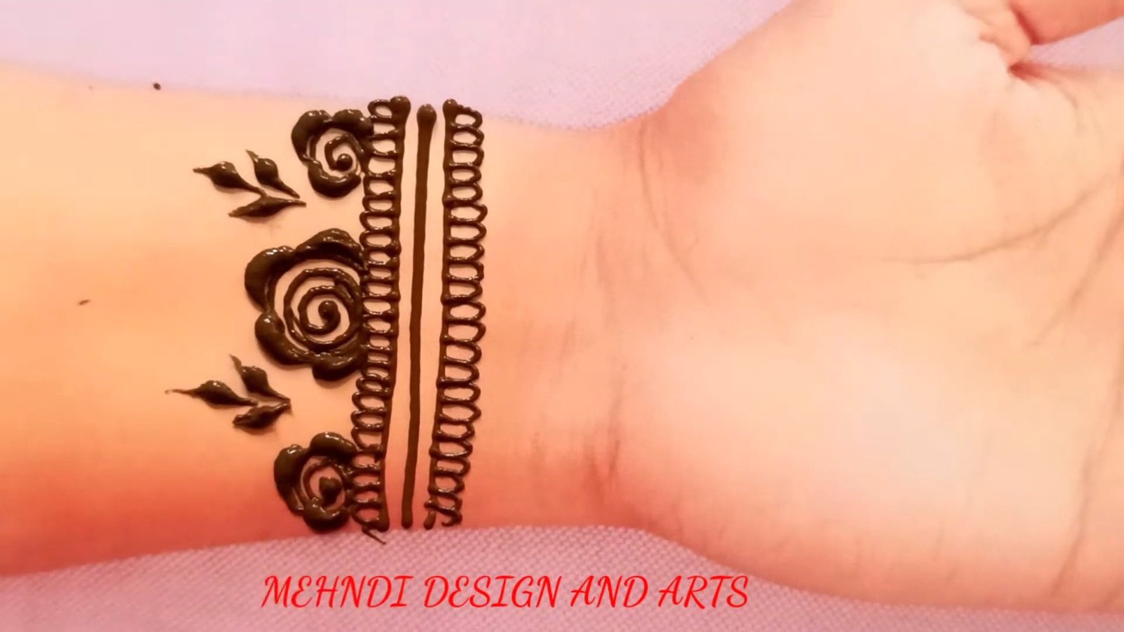 Stylish Full Hand Mehndi Design For Front Hand