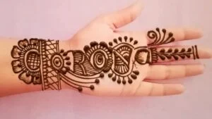 Arabic Mehndi design For Girls 4