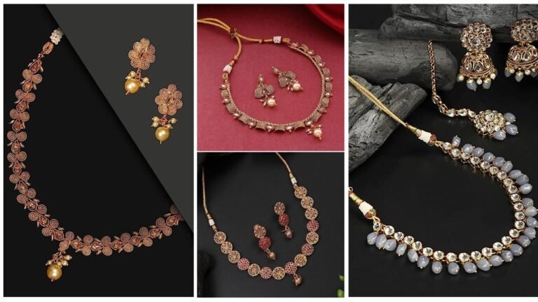 Jewellery Design : New Gold Plated Jewelry Set