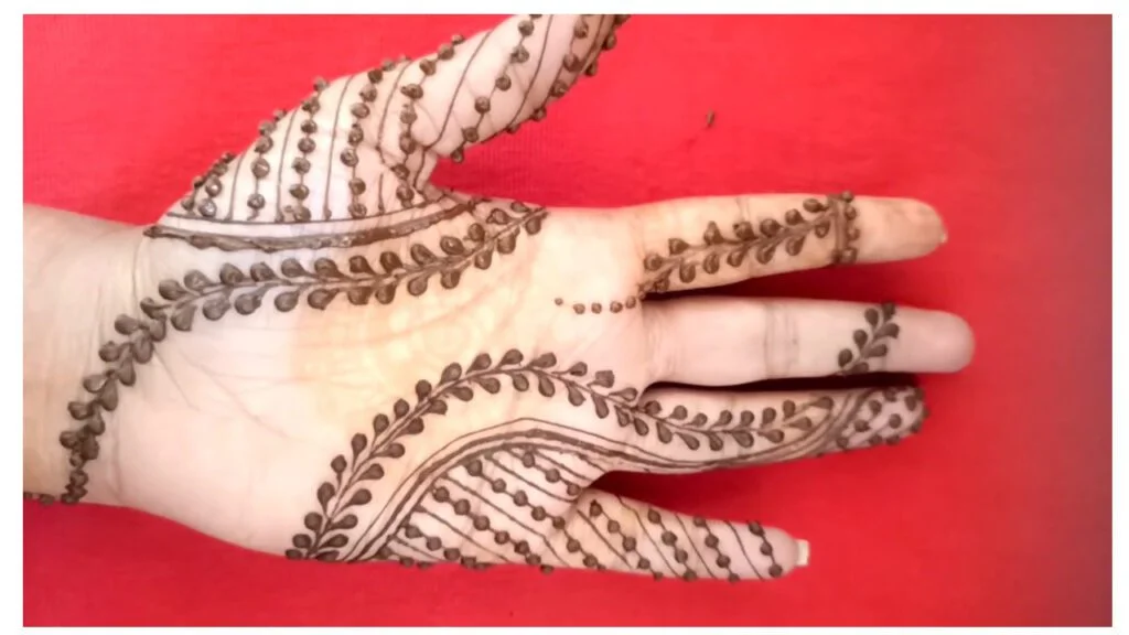 Simple Arabic Mehndi Design