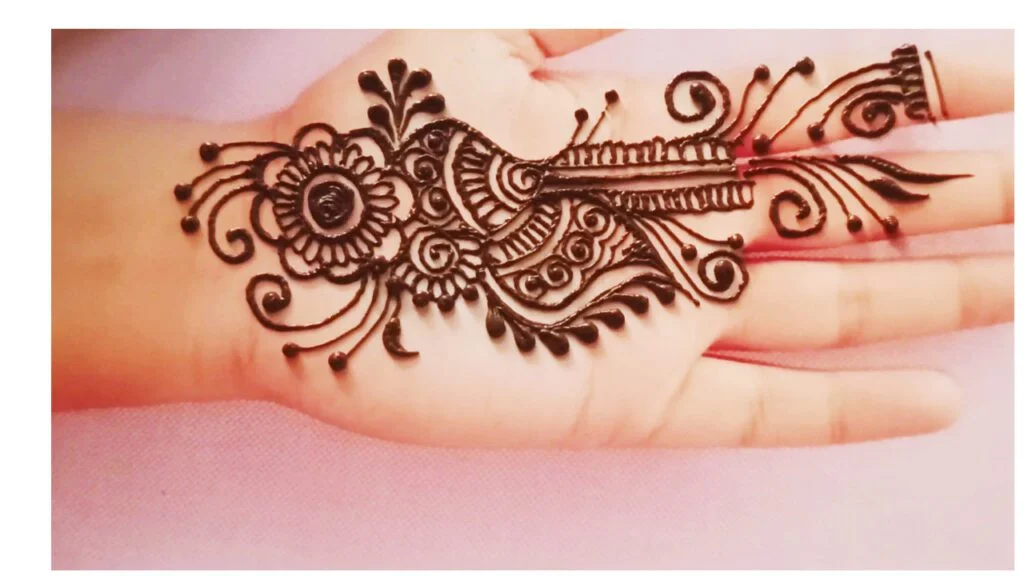 Simple Arabic Mehndi Design 