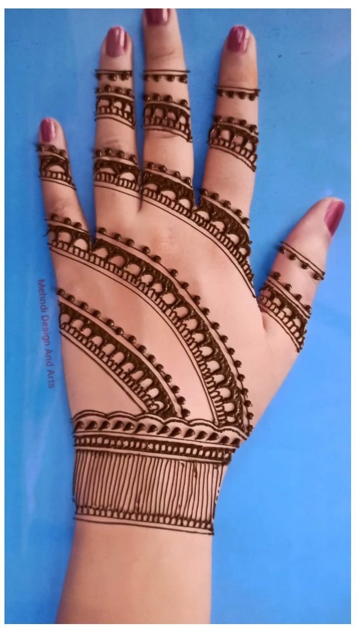 Simple Arabic Mehndi Design For Back Hand सुन्दर और आसन मेहँदी डिजाईन 3 Simple Mehndi Designs for Back Hand