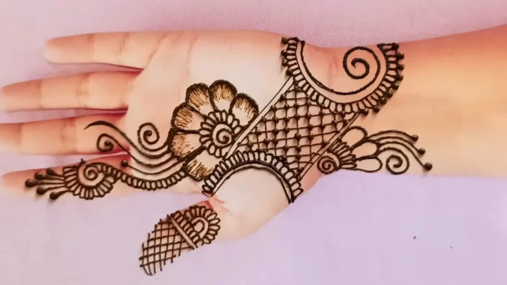 Latest Stylish Mehndi Design 4
