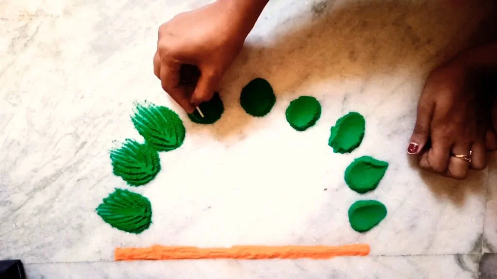 rangoli design tutorial