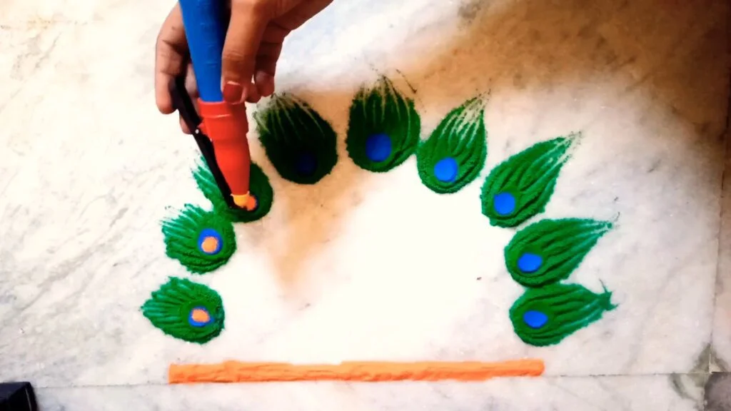 Navratri Specail Rangolis By Using Only 5 Colours Rangoli Art rangoli rangolidesign 2 8 screenshot