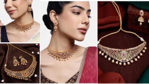 Traditional Bridal Choker Jewellery Set