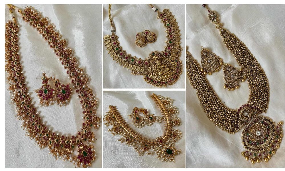 Stylish South Indian Jewellery Set Designs For Girls