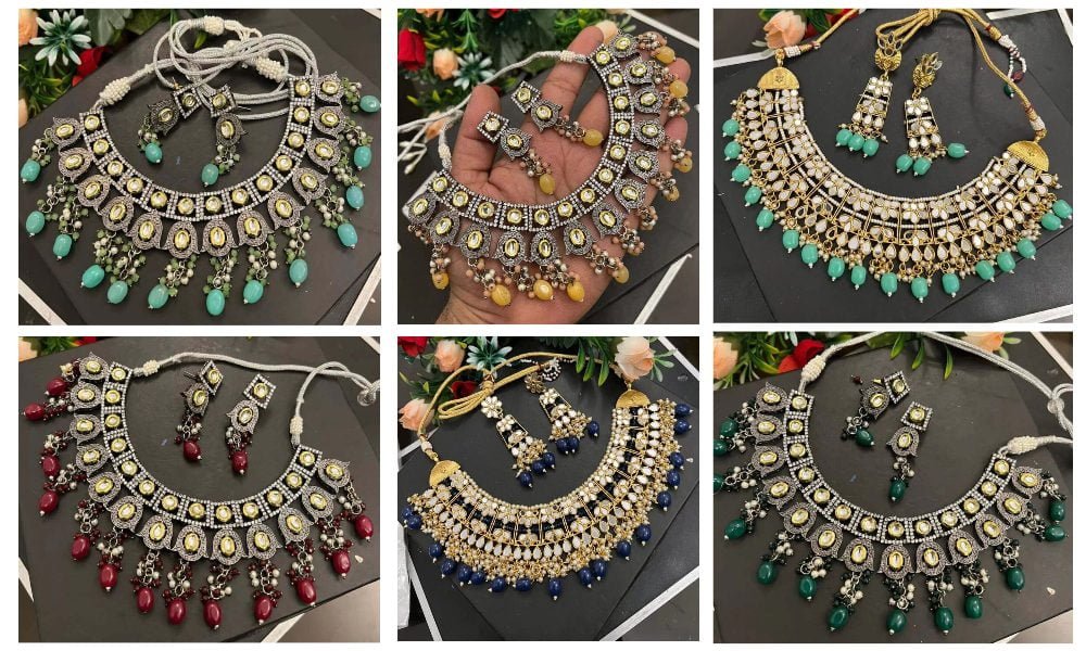 Kundan Jewellery Necklace And Earring Design