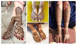 Legs Mehndi Design