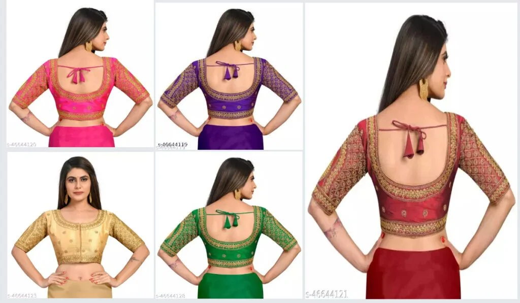 Blouse Back design 1