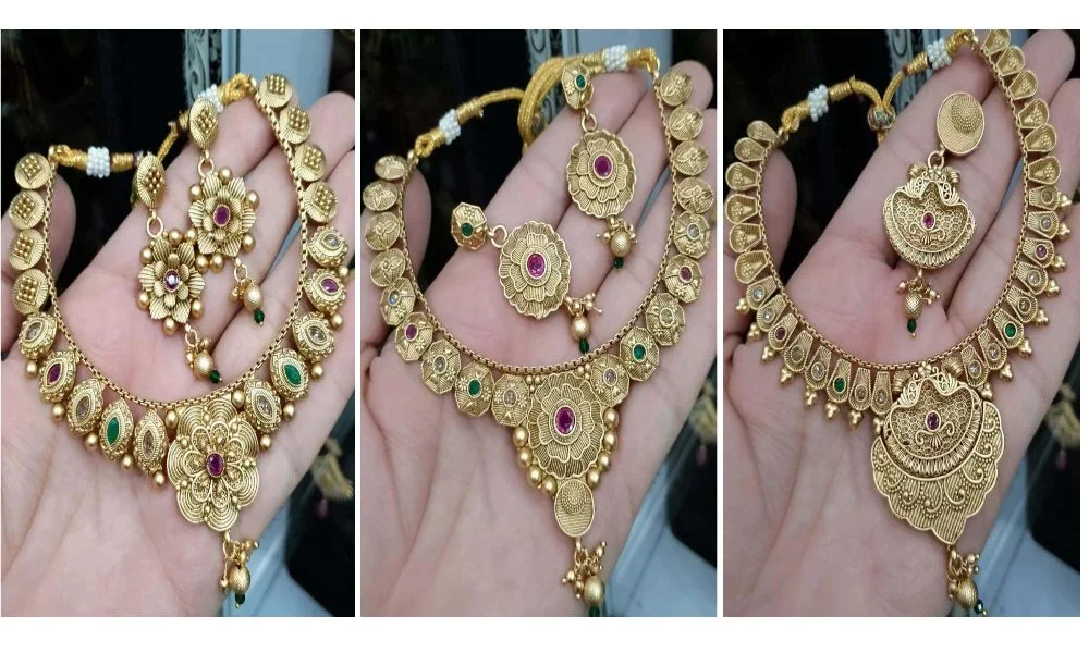 New Rajwadi Matt Jewellery Design 4 Rajwadi Matt Jewellery Design