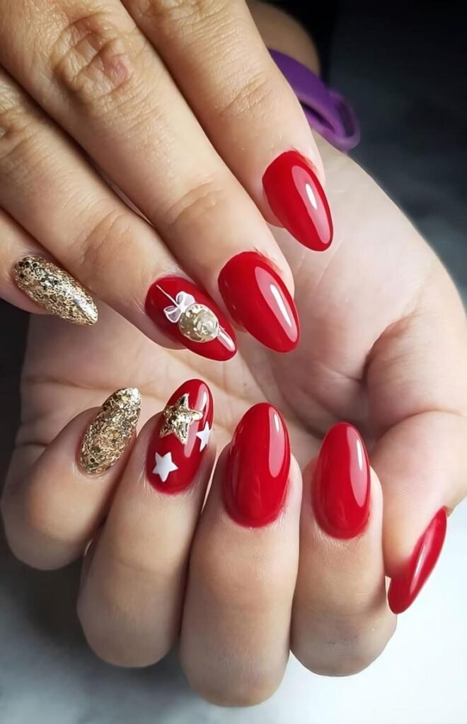 10 Trendy Red Nail Ideas For Girls