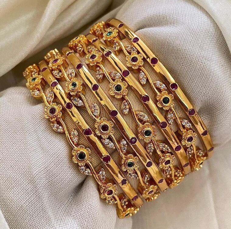 New GoldPlated Bangles Design For Women 9 Bangles Design5 e1687678736800