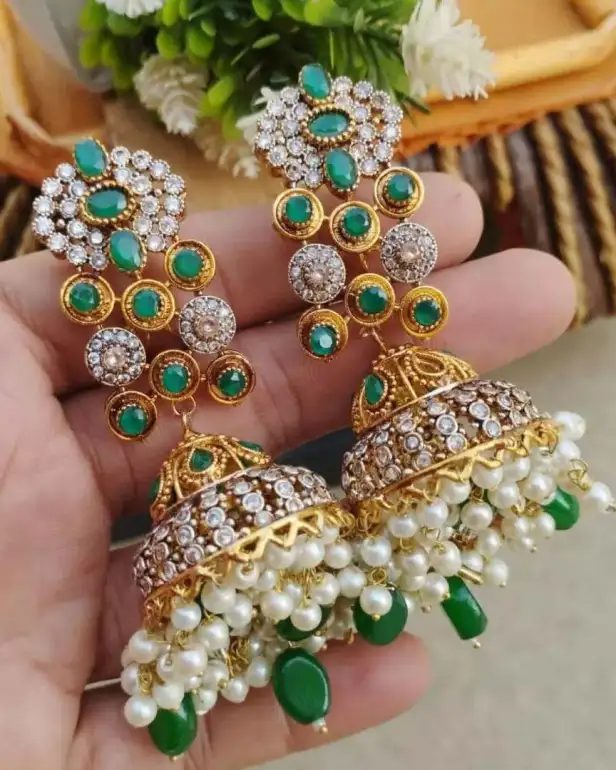 New Pearls Jhumki Design For Girls - Girls Fashion Ideas