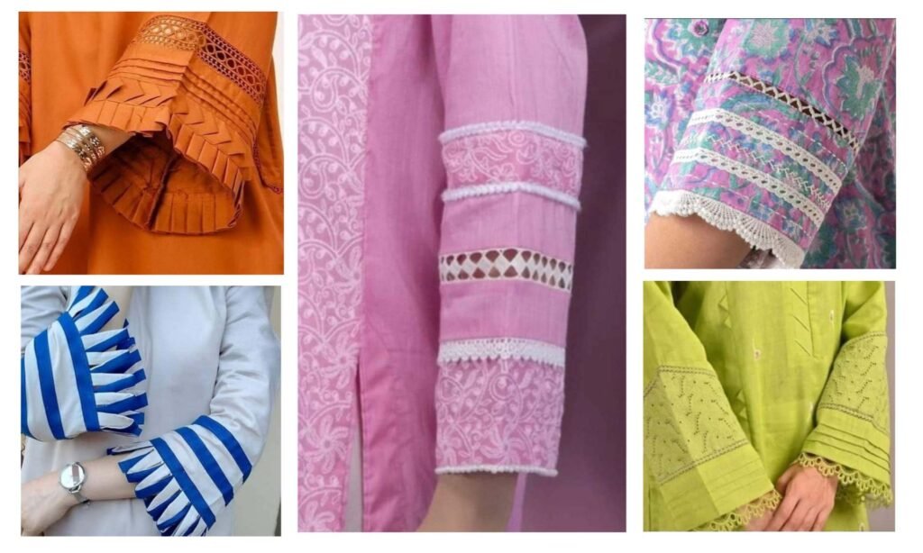 15+Stylish Kurti Sleeves Design For Girls