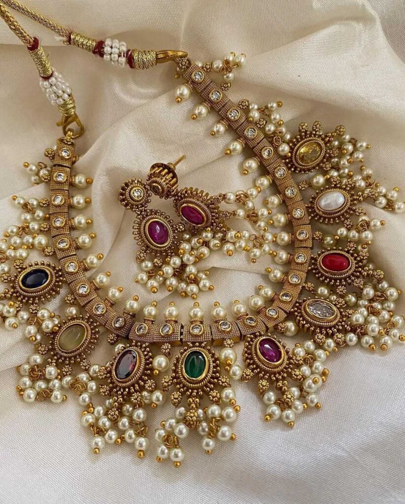 8 South Indian Choker Necklace Design - Girls Fashion Ideas
