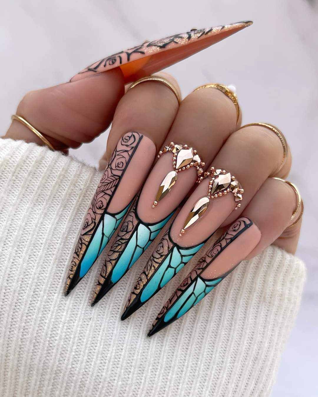 Stylish And Trendy Nails Design Ideas For Girls