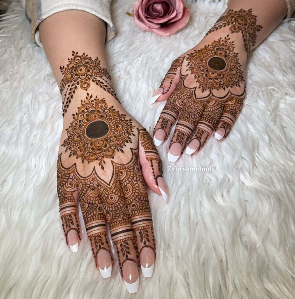 Back Hand Mehndi Design2