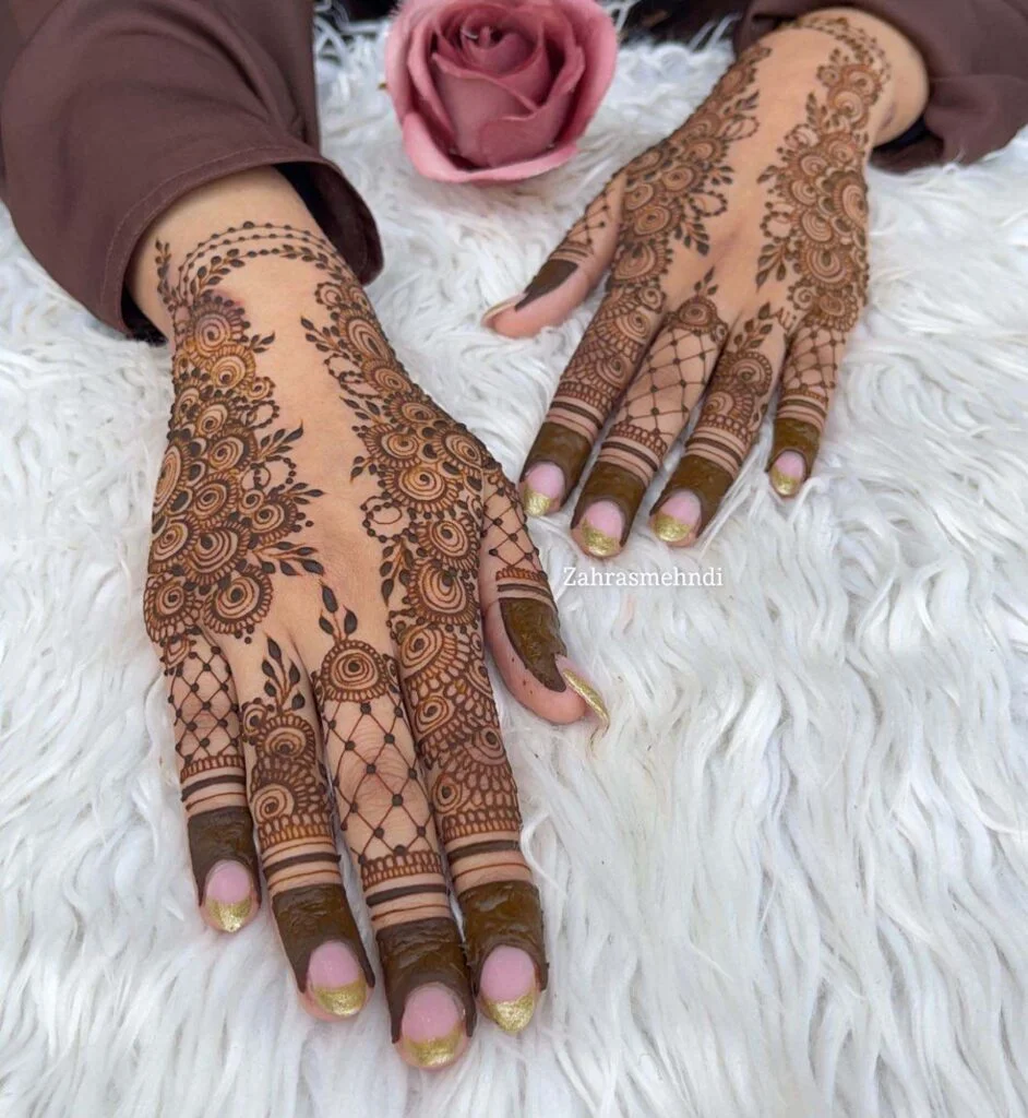 Back Hand Mehndi Design3