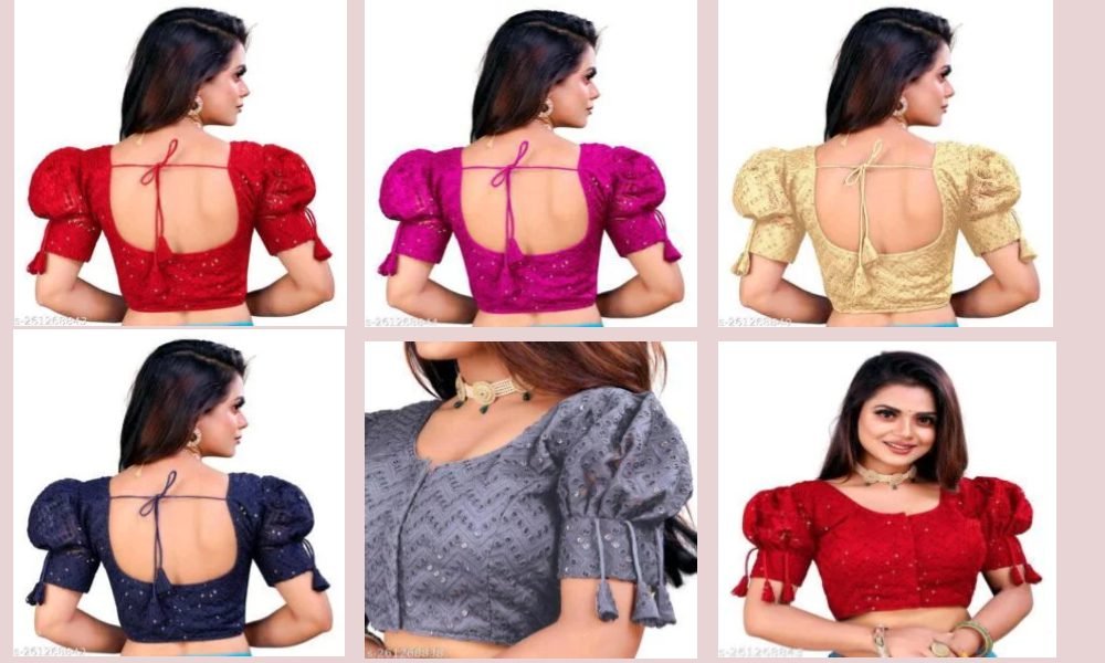15 New Blouse Back Design Ideas For Women