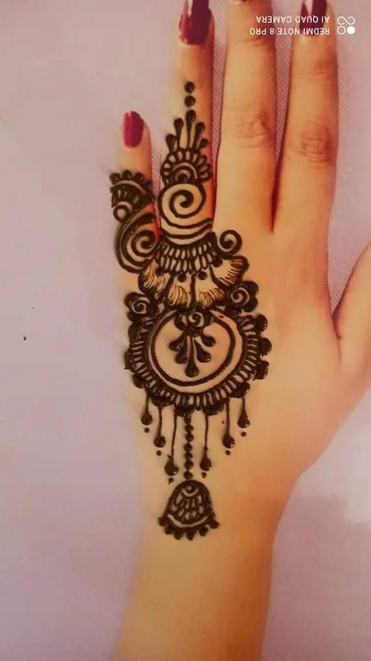 Diwali Special Mehndi Design For Back Hand 10 Easy Mehndi Design15 1