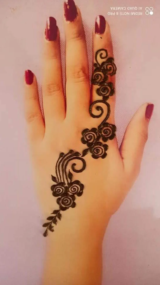 Diwali Special Mehndi Design For Back Hand 11 Easy Mehndi Design9 1
