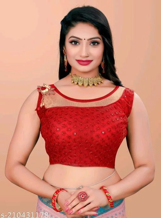 10 Sleeveless Saree Blouse Designs 2023 5 Sleeveless Blouse Design11