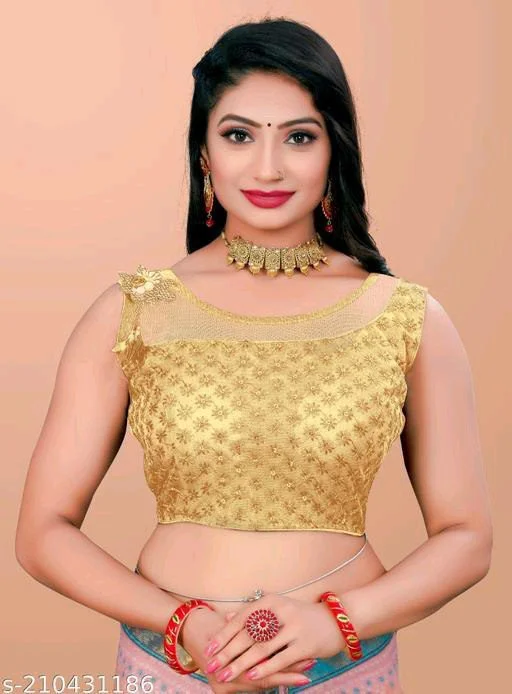 10 Sleeveless Saree Blouse Designs 2023 13 Sleeveless Blouse Design3