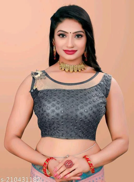 10 Sleeveless Saree Blouse Designs 2023 12 Sleeveless Blouse Design6