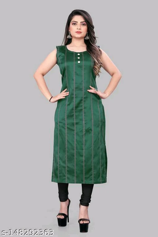 Kurti Designs : Trending Sleeveless Kurtis For Girls 13 15789