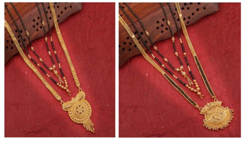 8 New Gold Plated Mangalsutra Design