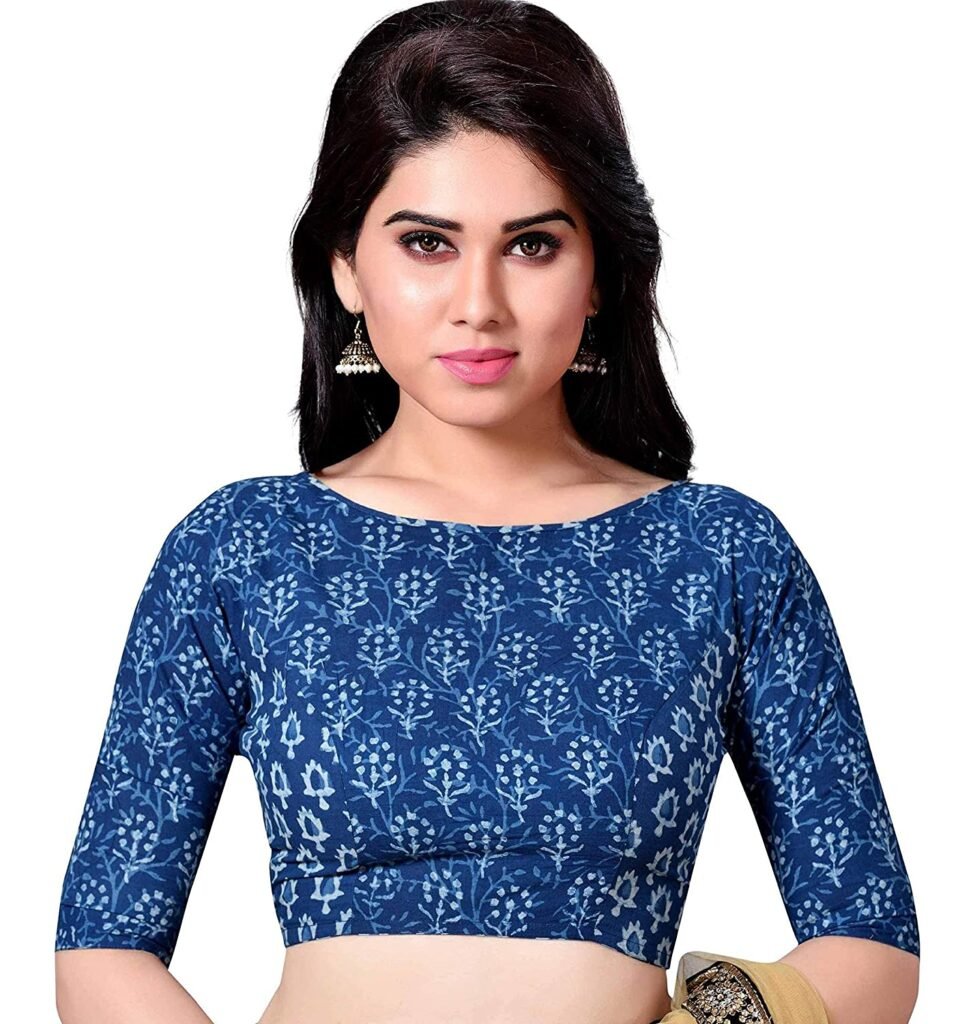 High Neck Blouse Design
