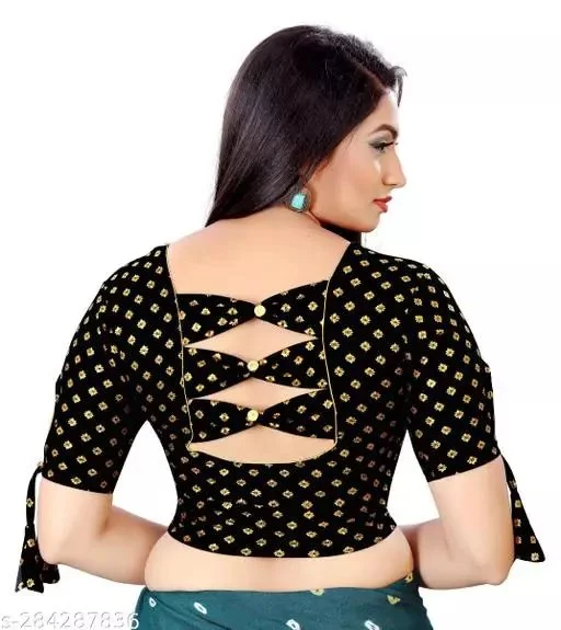 Blouse Designs : New tie Back Blouse Designs For Women 11 Blouse Back Designs 7