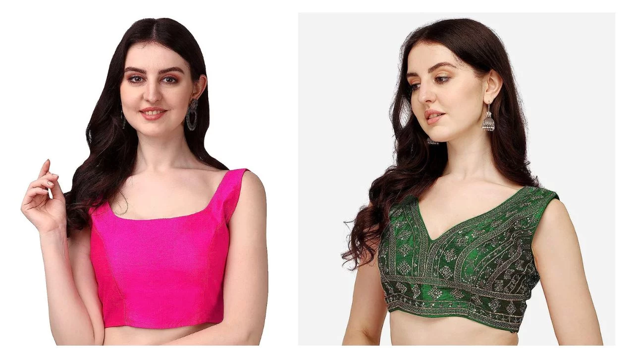 Deepneckblouse