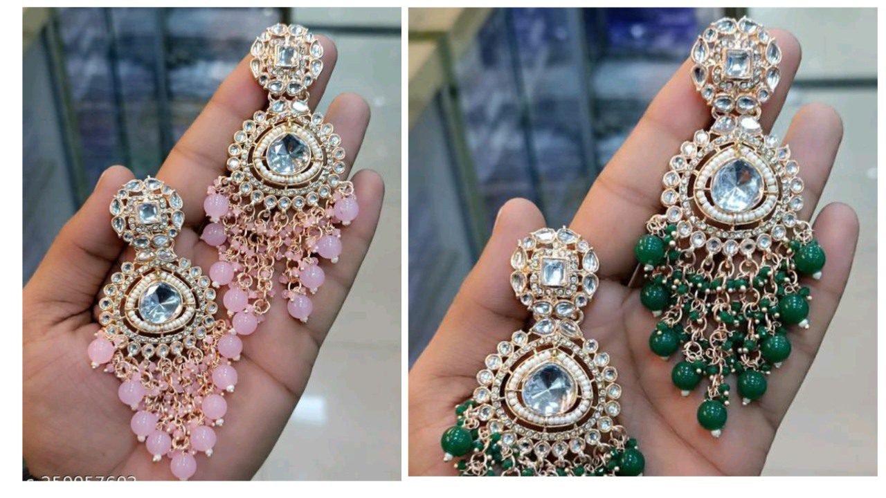 Kundan Earrings Design
