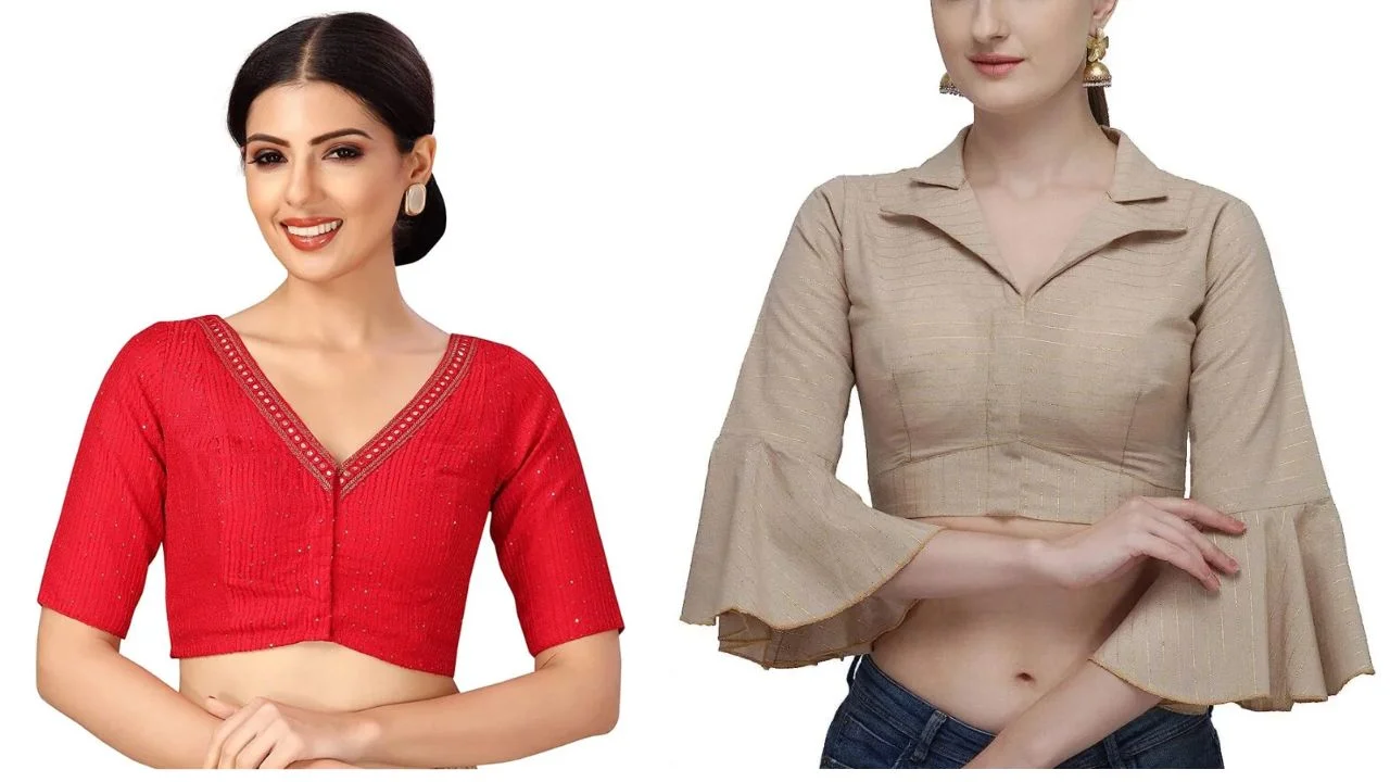 Blouse Design : Trending Blouse Design For Women's 3 Trending Blouse Design For Womens