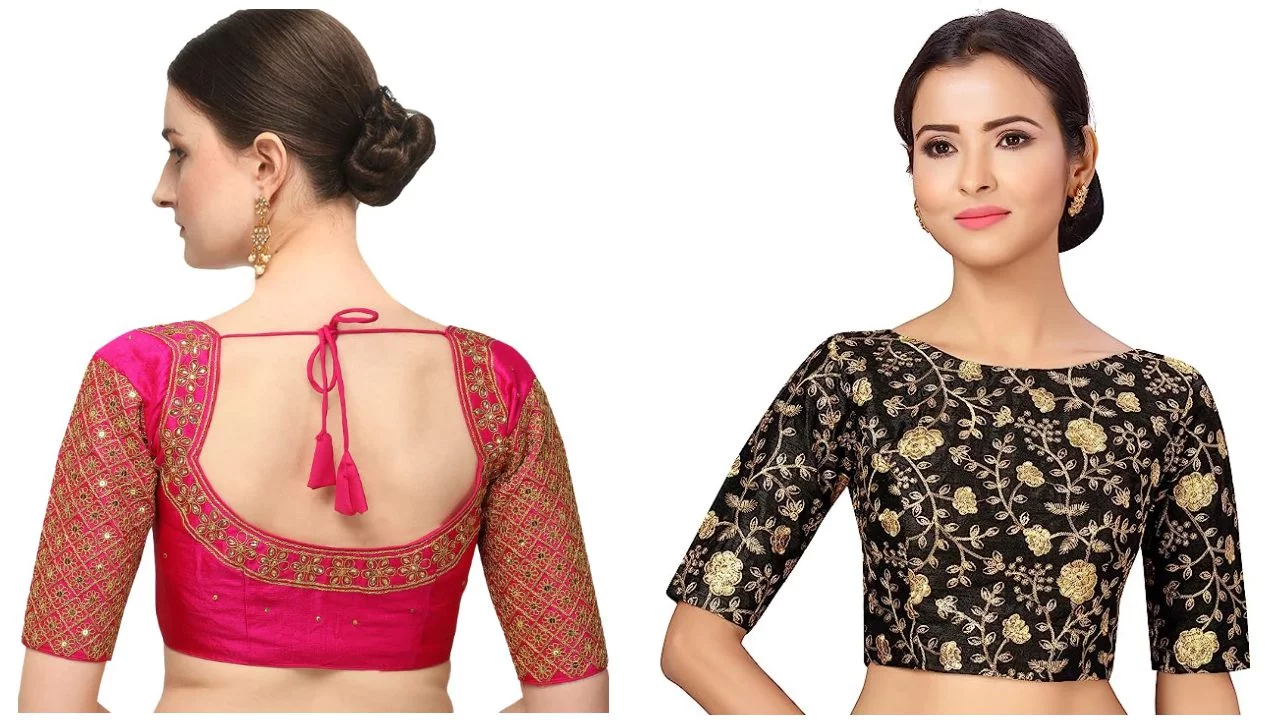 Blouse Design : Stylish Blouse Design For Fancy Saree 4 Trendy Blouse Design