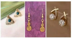 Stud Earring Design For Girls