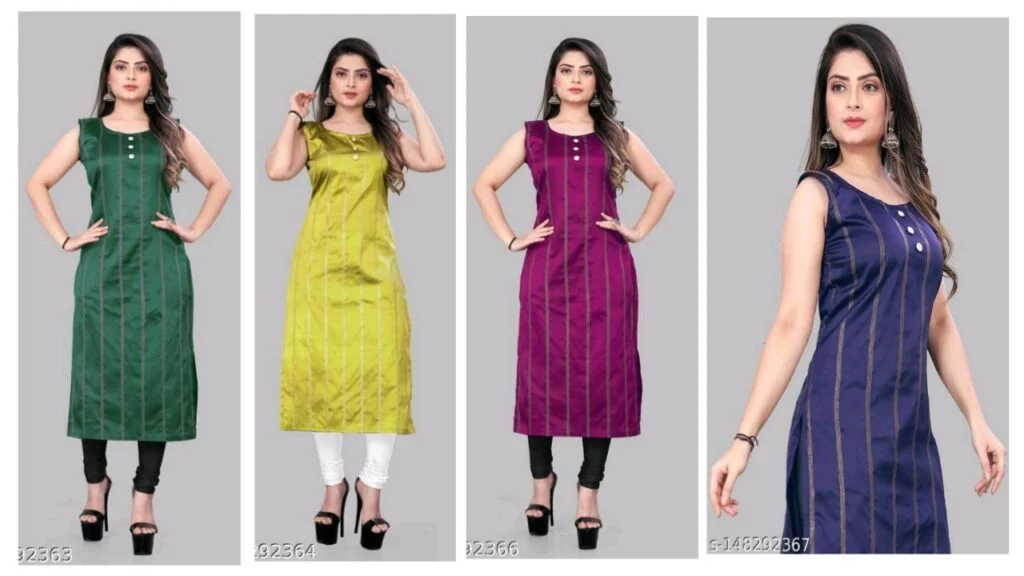 Kurti Designs : Trending Sleeveless Kurtis For Girls 2 ohjjh