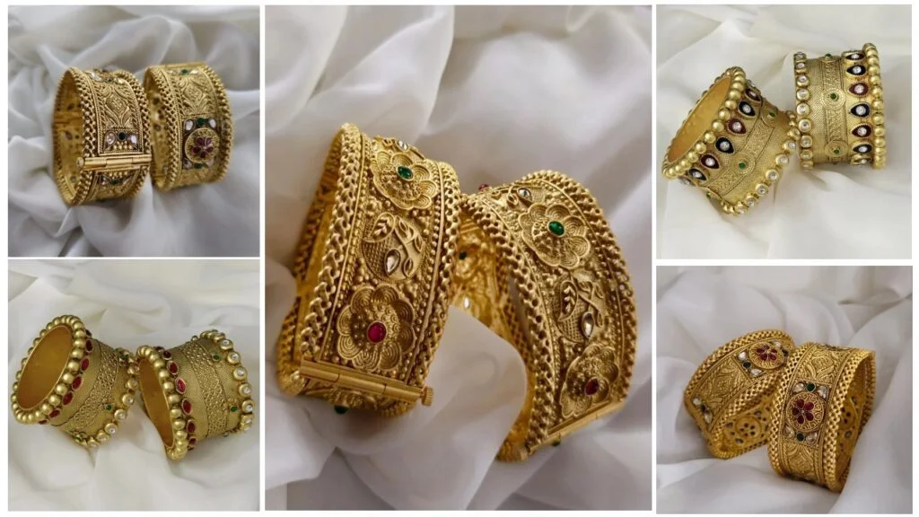 Bangles Design : New Goldplated Bangles Design Set For Women 2 Goldplated Bangles Design Set