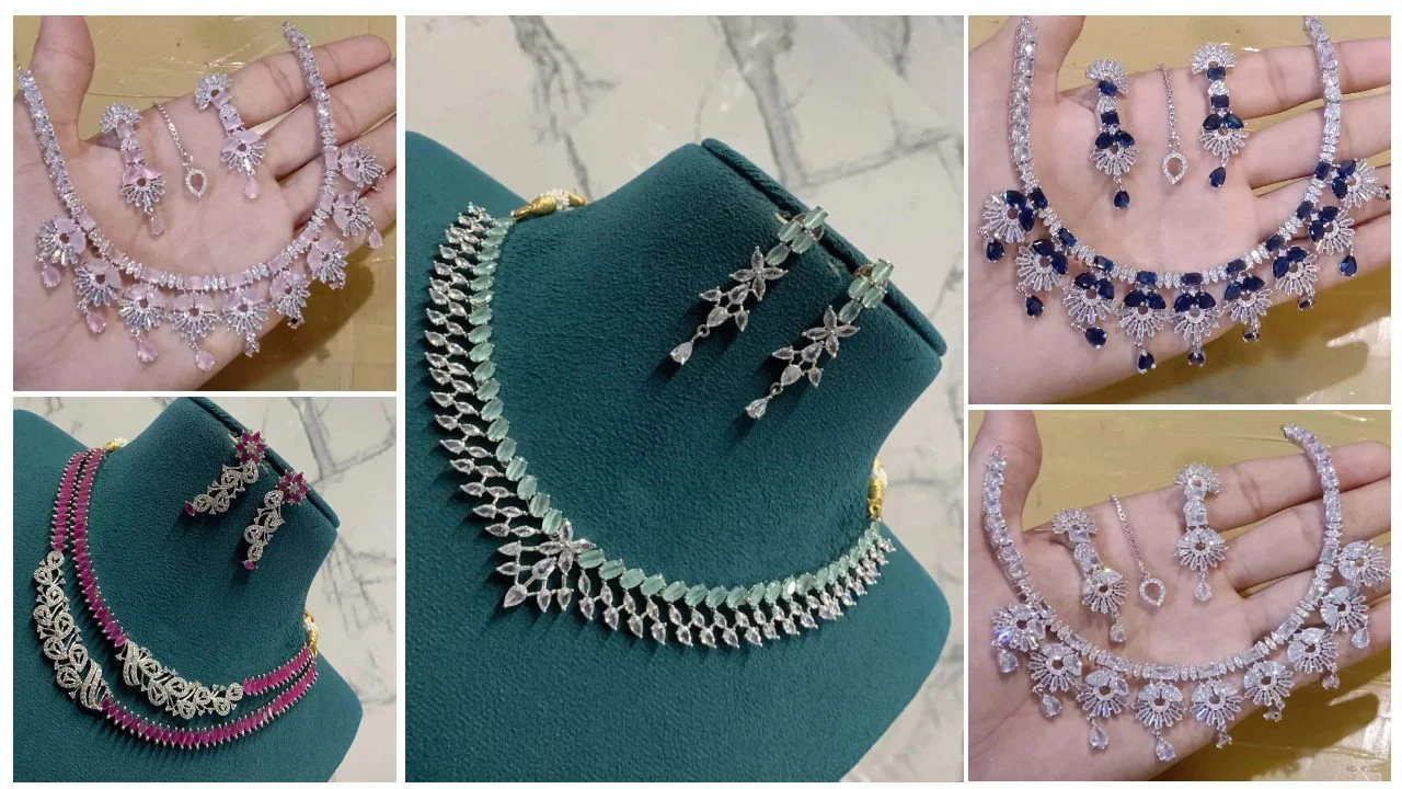 Jewellery Set Design : Latest Ad Jewellery Set Designs For Girls 3 Jewellery Set Designs