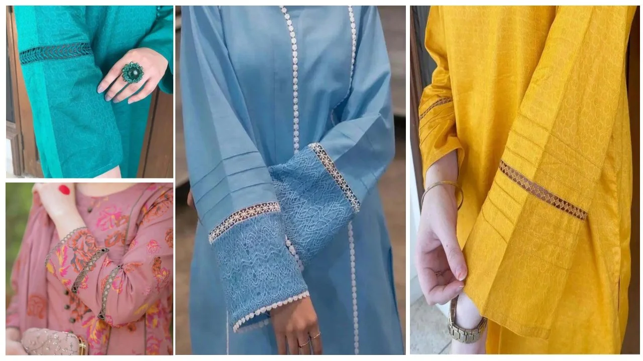 Kurta Sleeves Design : New Girls Kurta Sleeves Design latest 3 Kurta Sleeves Design For Girls (1)